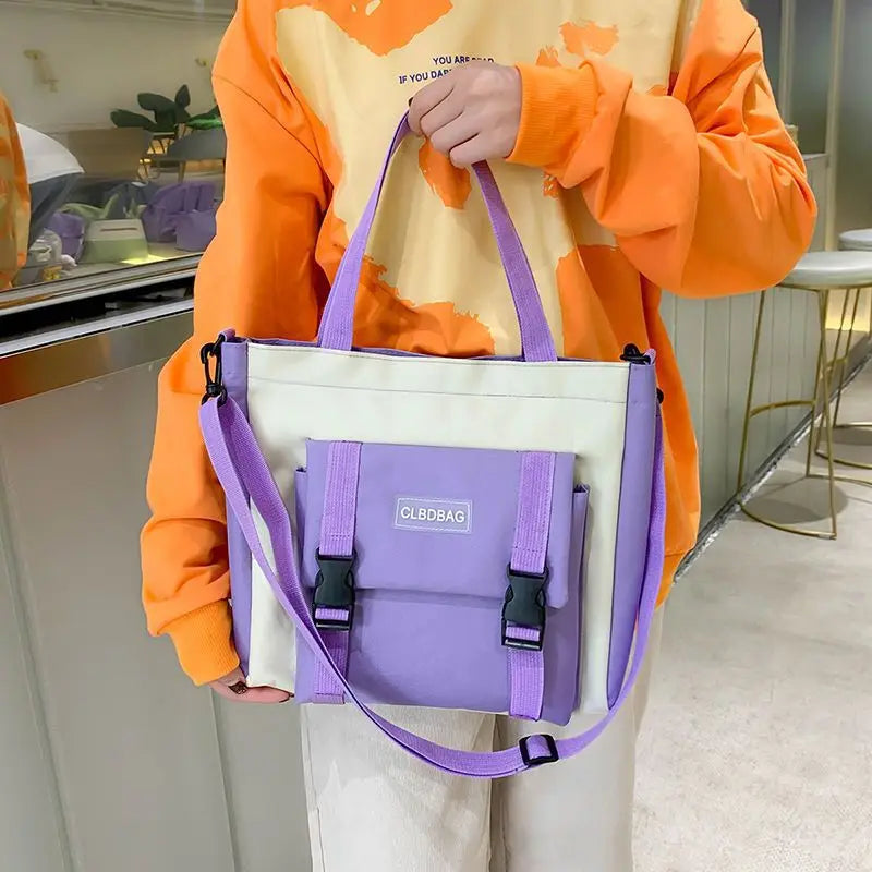 Set Primary Schoolbag Female 4-Piece