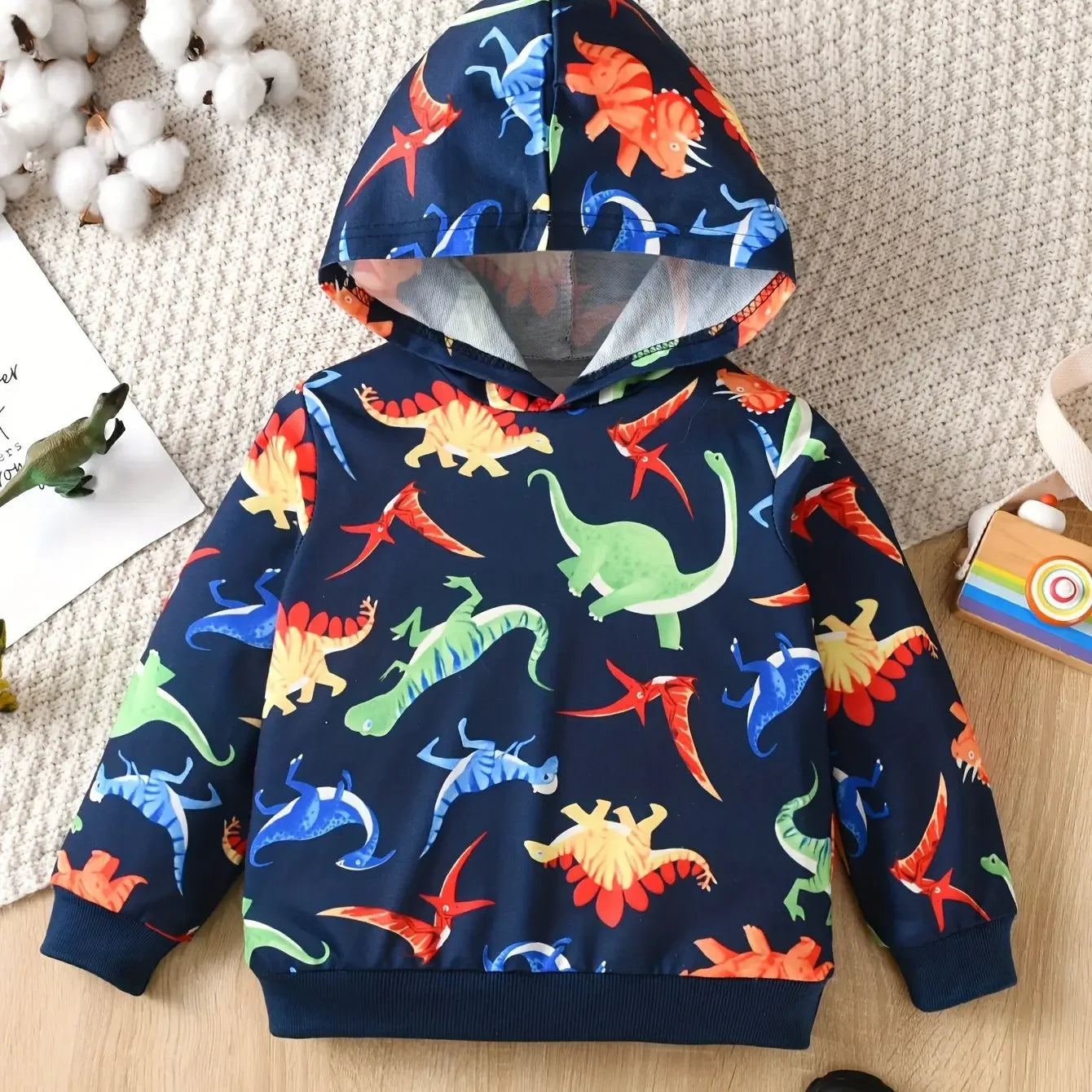 Dinosaur Pattern 3D Printed Hoodies Comfortable