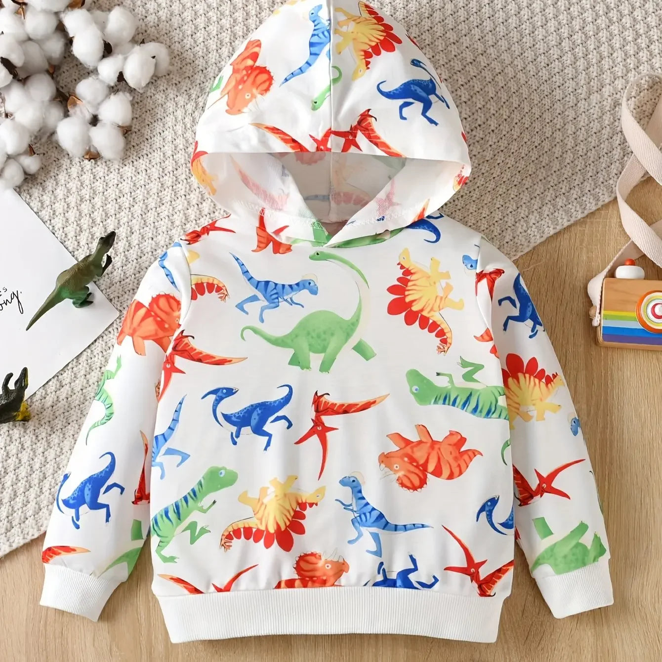 Dinosaur Pattern 3D Printed Hoodies Comfortable