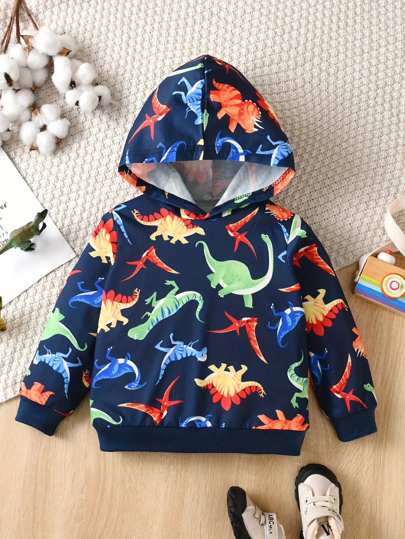 Dinosaur Pattern 3D Printed Hoodies Comfortable