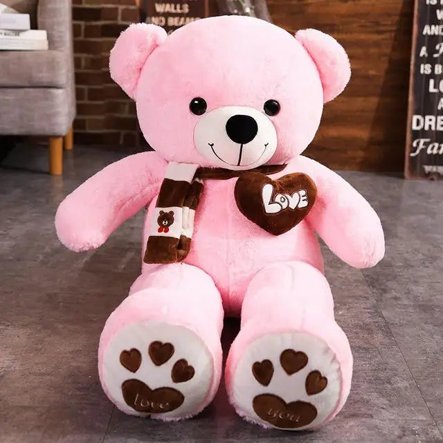 Teddy Bear With Scarf Stuffed
