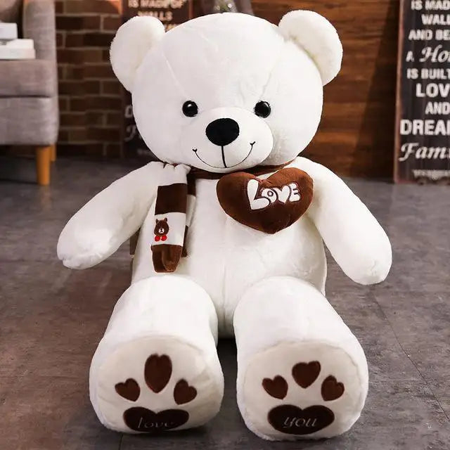 Teddy Bear With Scarf Stuffed
