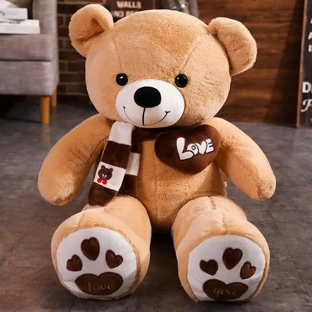 Teddy Bear With Scarf Stuffed