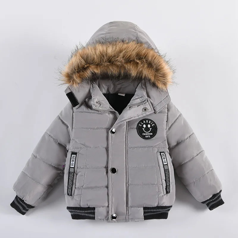 Jacket with Fur Hood