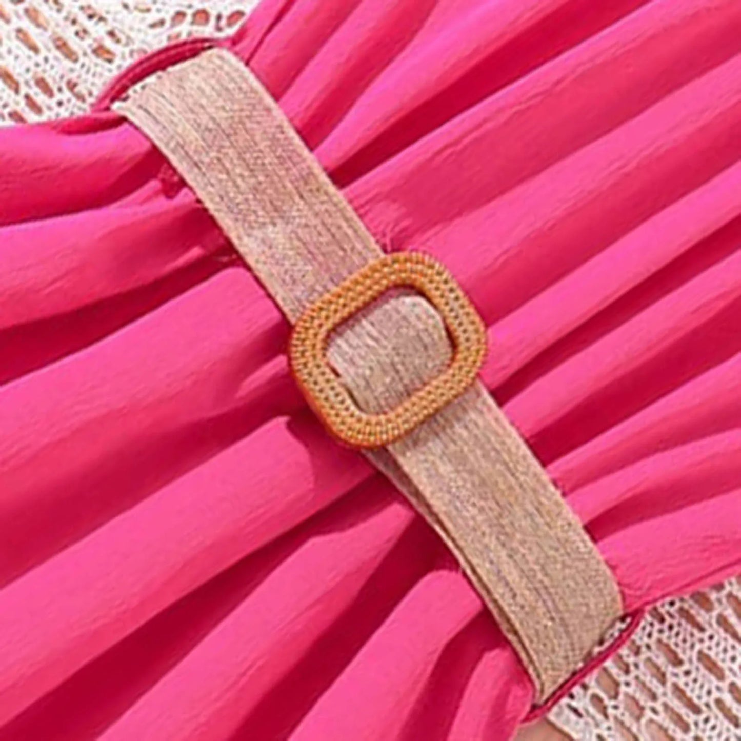 Children's Dress With Casual Belt