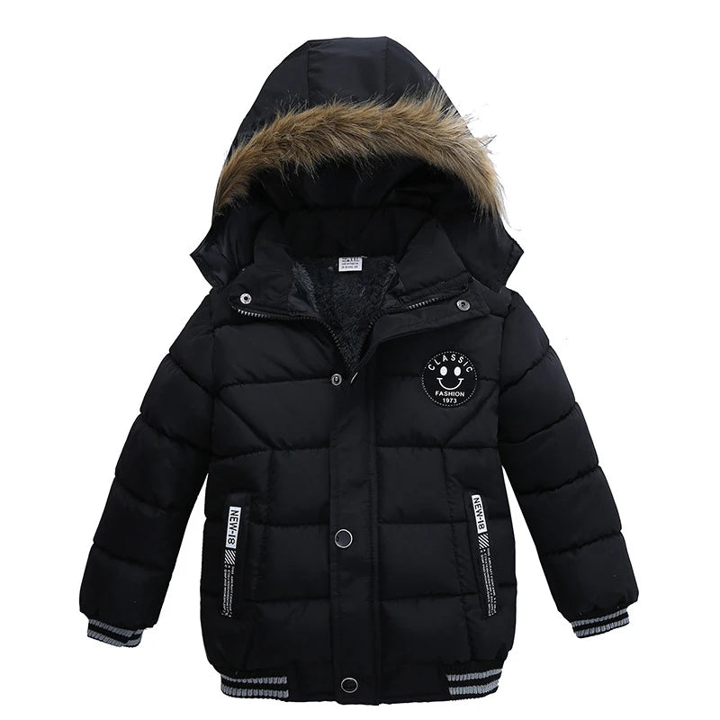 Jacket with Fur Hood