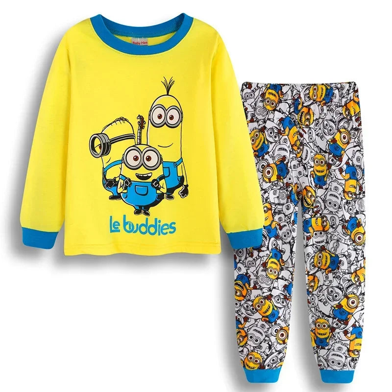Minions Children Pajamas Cotton