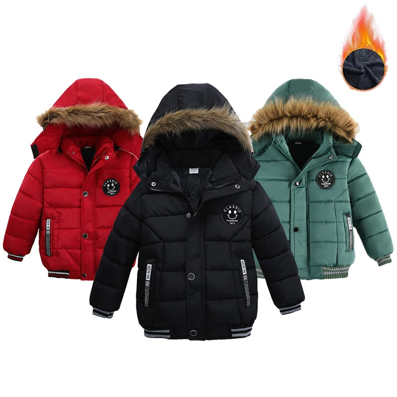 Jacket with Fur Hood
