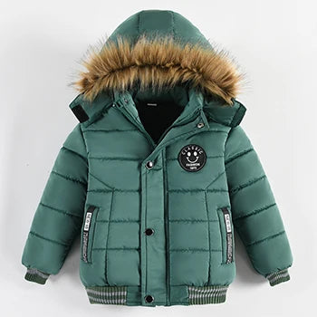Jacket with Fur Hood