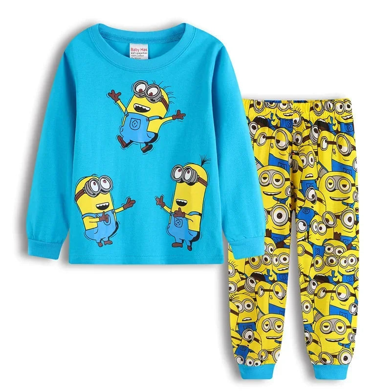 Minions Children Pajamas Cotton