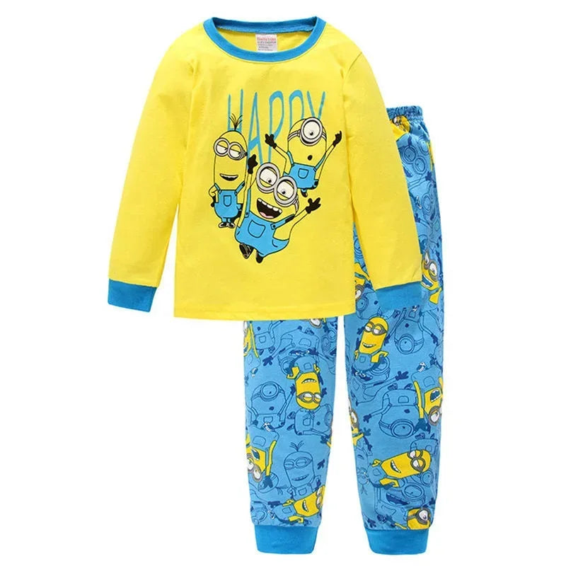 Minions Children Pajamas Cotton